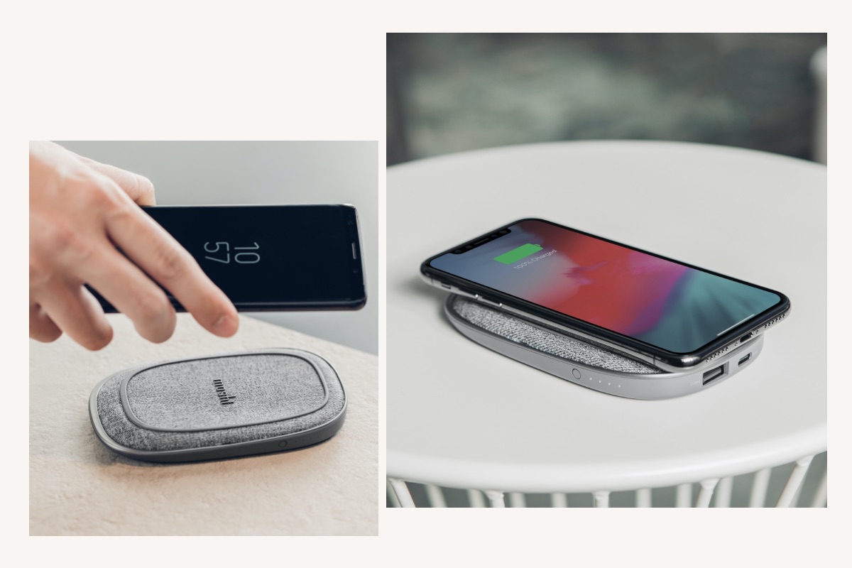 Porto Q is certified by the Wireless Power Consortium for interoperability with other Qi devices including Samsung, Google, Apple, and LG smartphones, and AirPods.