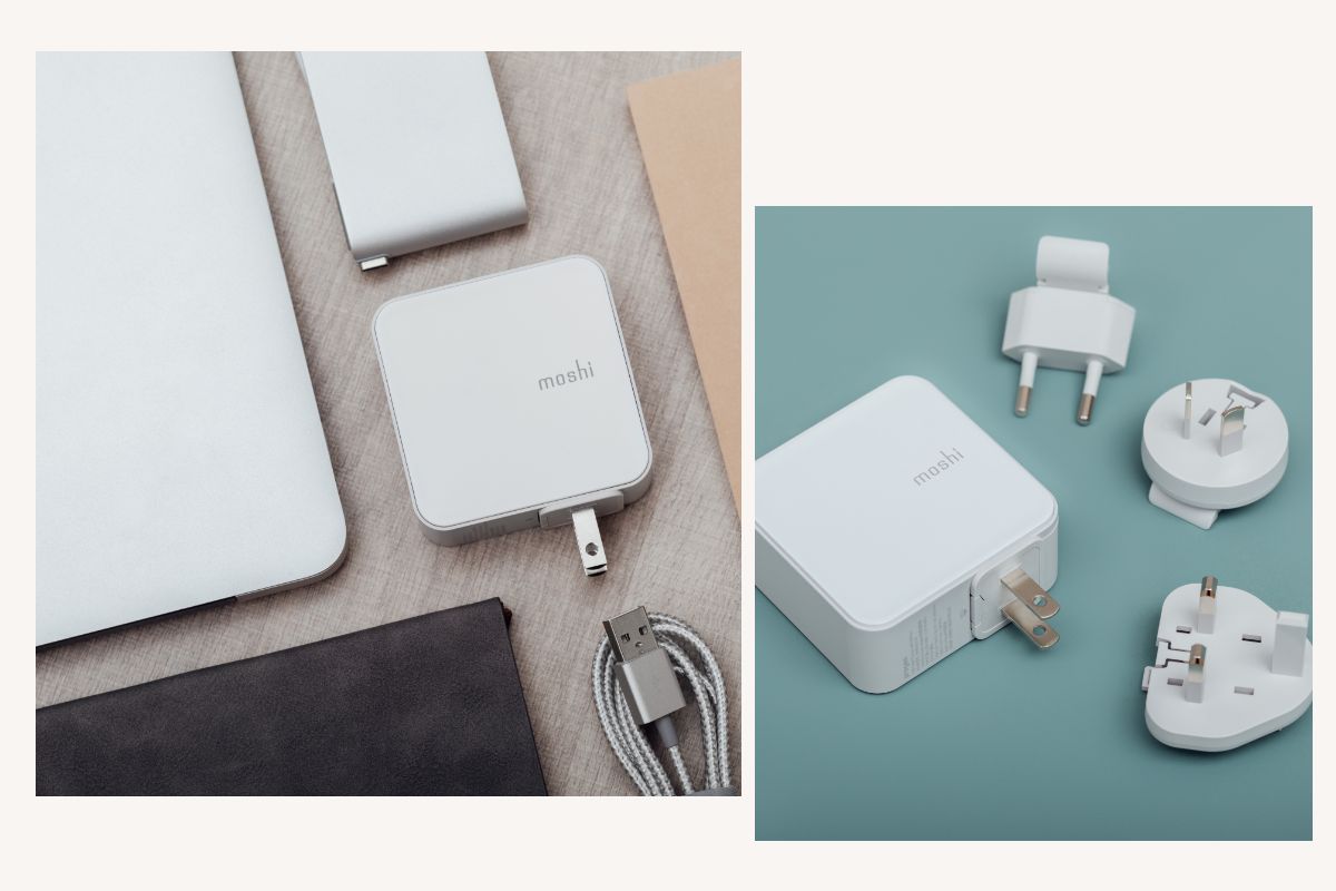 Small power brick footprint makes it easy to stow ProGeo in a bag or backpack. The optional ProGeo adapter pack allows you to change the power plug when traveling for global compatibility.