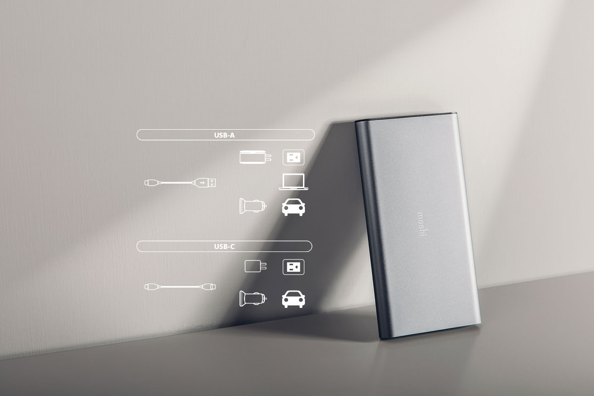 USB-C 充電,可與多款裝置搭配使用,靈活充電