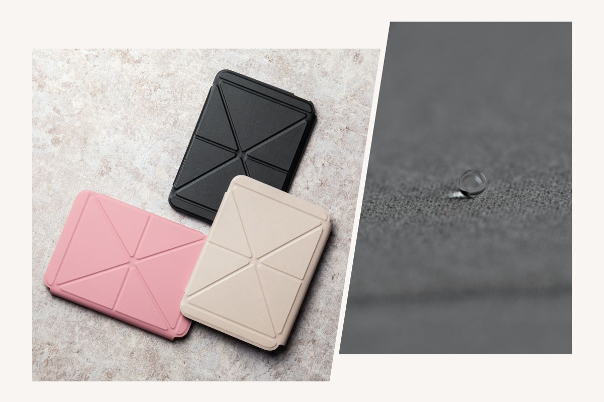 La coque en microfibre douce protège votre écran tactile tandis qu'un cadre absorbant les chocs offre une protection contre les rayures et les chocs à votre appareil.
