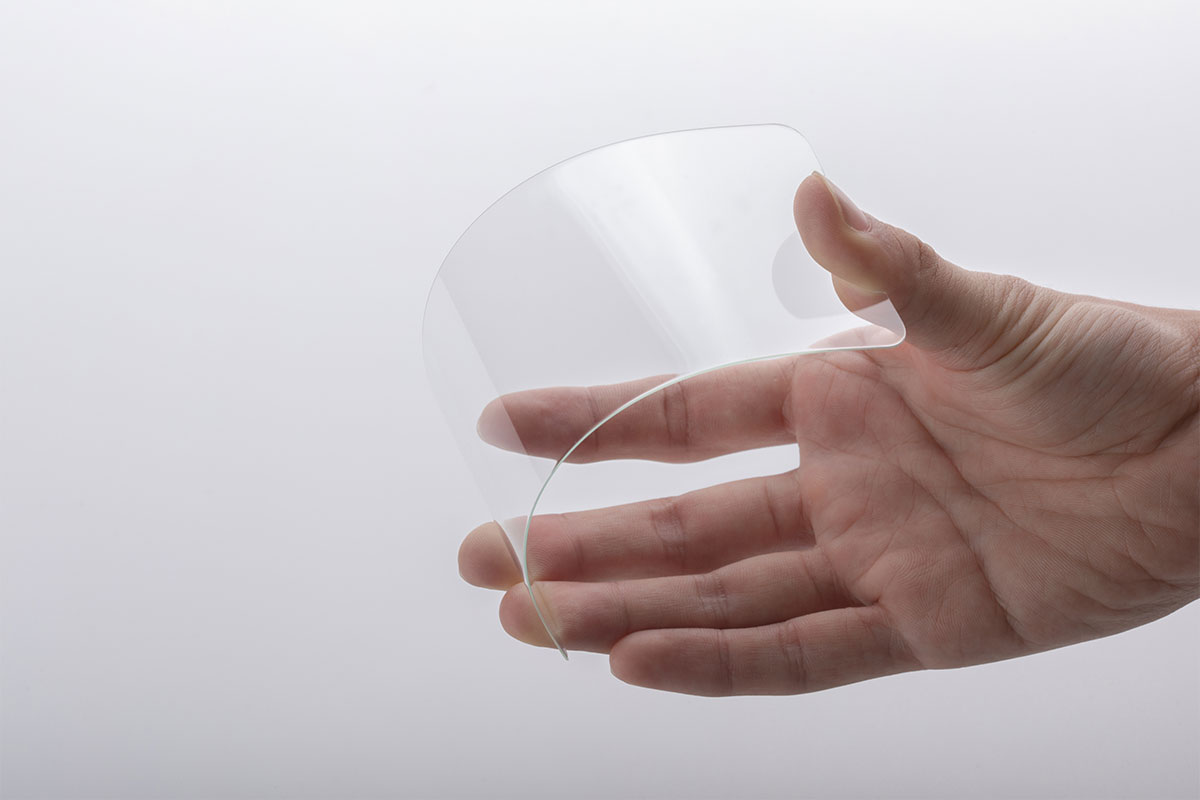 Atomically-strengthened which is stronger than heat-treated tempered glass.