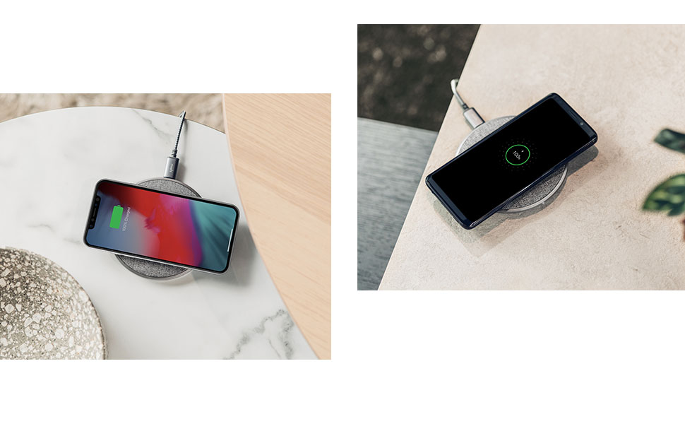 Otto Q ist mit allen Qi-Geräten kompatibel, wie dem neuesten iPhone, Android-Handy, -Tablet und anderen.