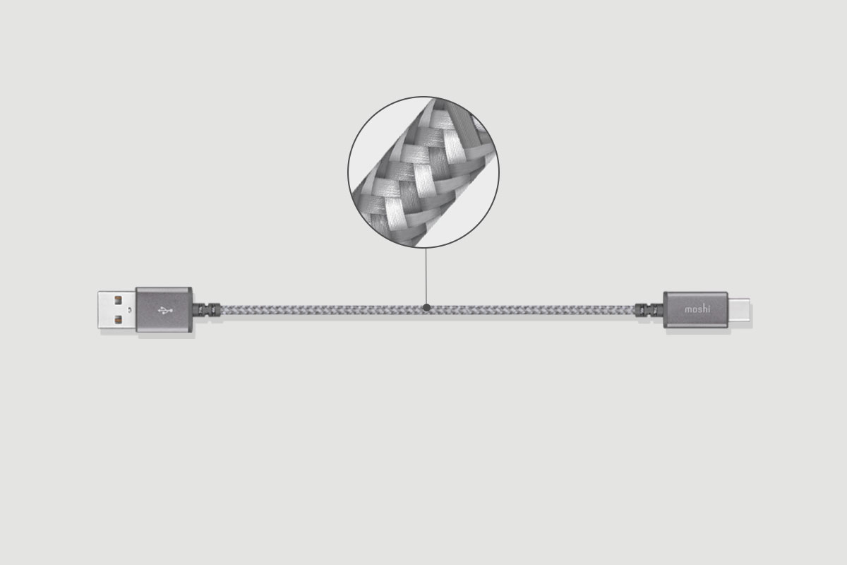 バリスティックナイロン編みを使用し、断線耐久構造を備えたアルミハウジングを採用したIntegraケーブルは耐久性に優れています。