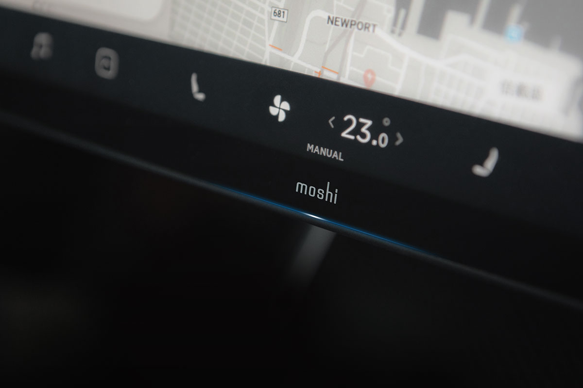 Unser meistverkaufter Bildschirmschutz ist jetzt perfekt auf den zentralen Touchscreen des Tesla Model 3 zugeschnitten.