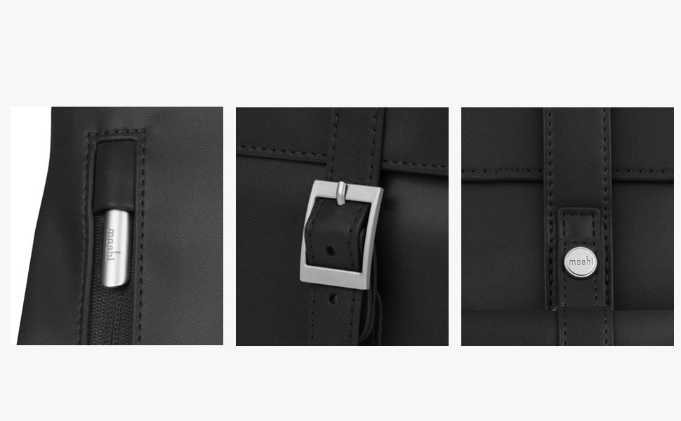 Druckknöpfe und Reißverschlüsse aus Zinklegierung für mehr Eleganz und Strapazierfähigkeit.