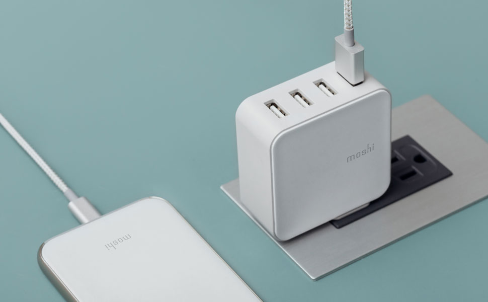 Chargement rapide intelligent grâce au circuit de partage dynamique de Moshi