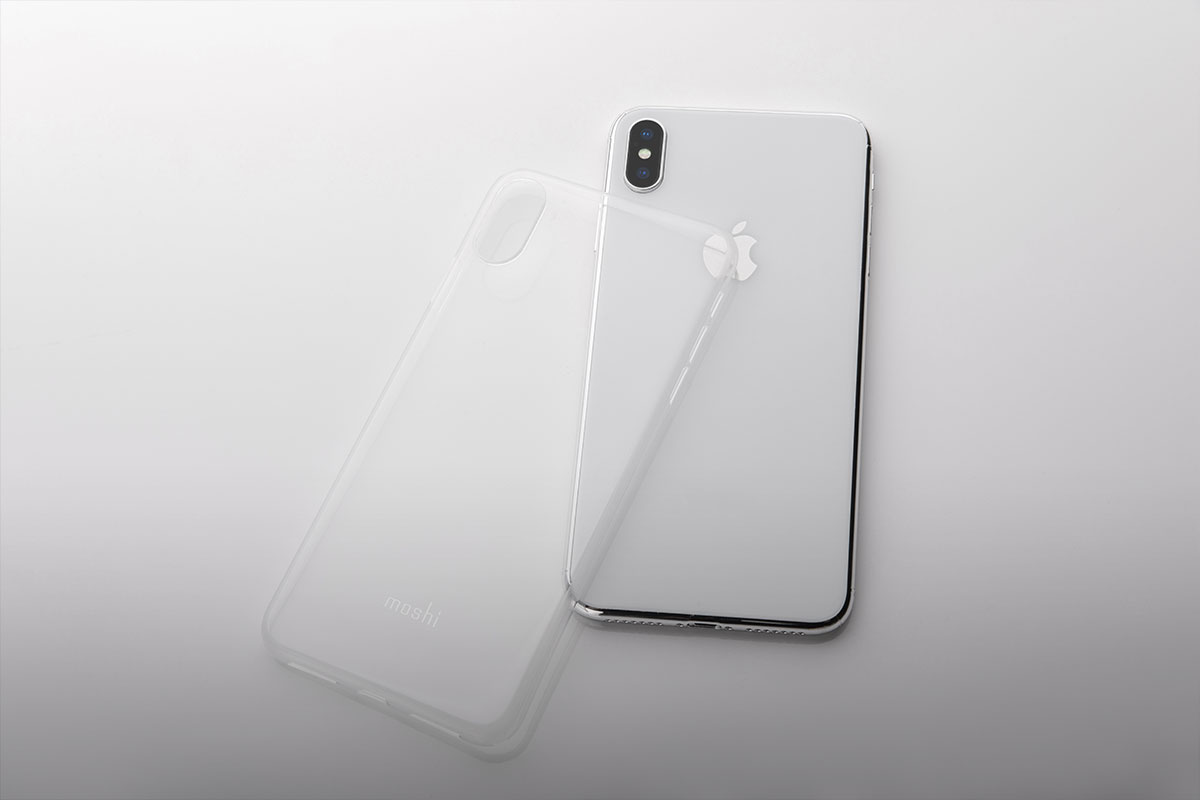 Eine klare Rückseite betont das elegante Design Ihres Smartphones und zeigt gleichzeitig das Apple-Logo.