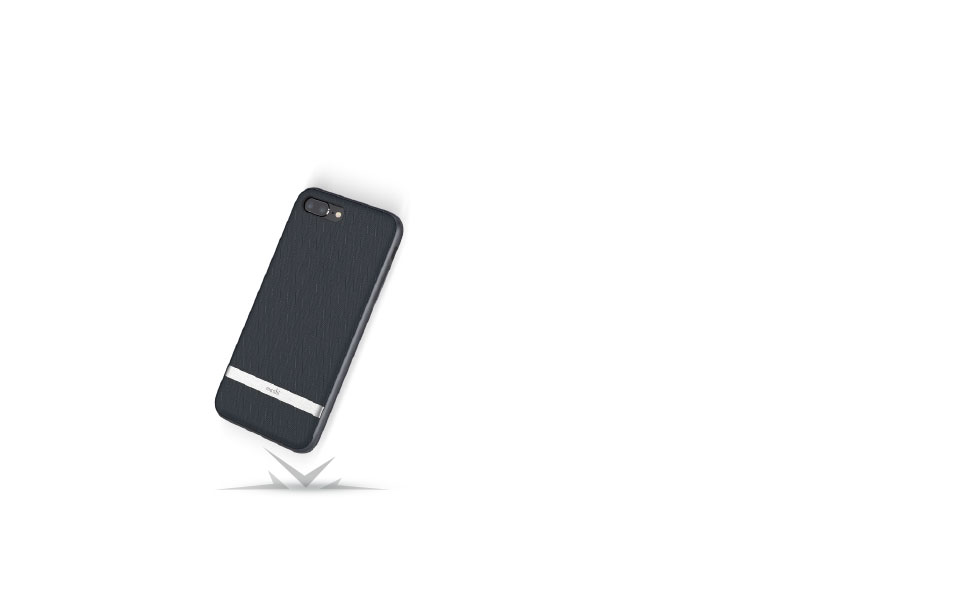 VestaはiPhoneを落下、傷、衝撃など様々な状況からしっかり保護。