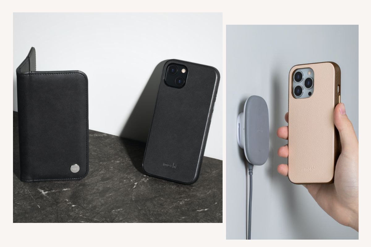 Carry Overture as your wallet for a night out, or quickly and easily detach the slim shell case and slip it into your pocket at the gym. The slim case supports Moshi's SnapTo magnetic mounting system and wireless charging pass-through. Looking for a wireless charger? Power up on the go with Porto Q - part of our stylish Q Wireless Charging Series.
