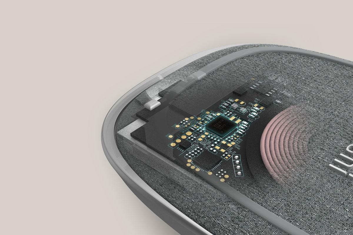 Les circuits avancés permettent d’optimiser la charge sans fil, la détection d’objets étrangers, la protection contre la surchauffe et le contrôle des LED intelligentes.