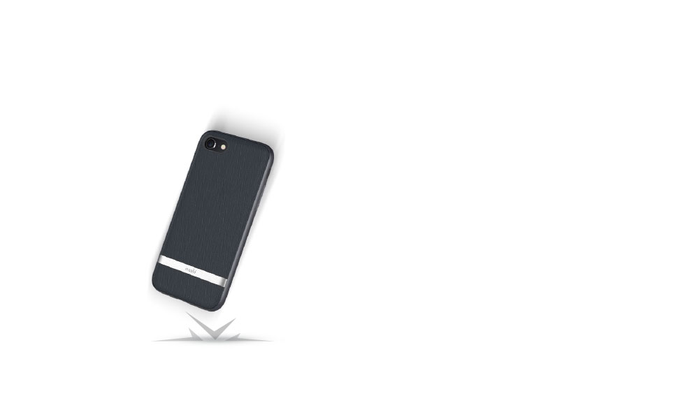 Vesta protège votre téléphone contre les chutes, les rayures et les chocs.