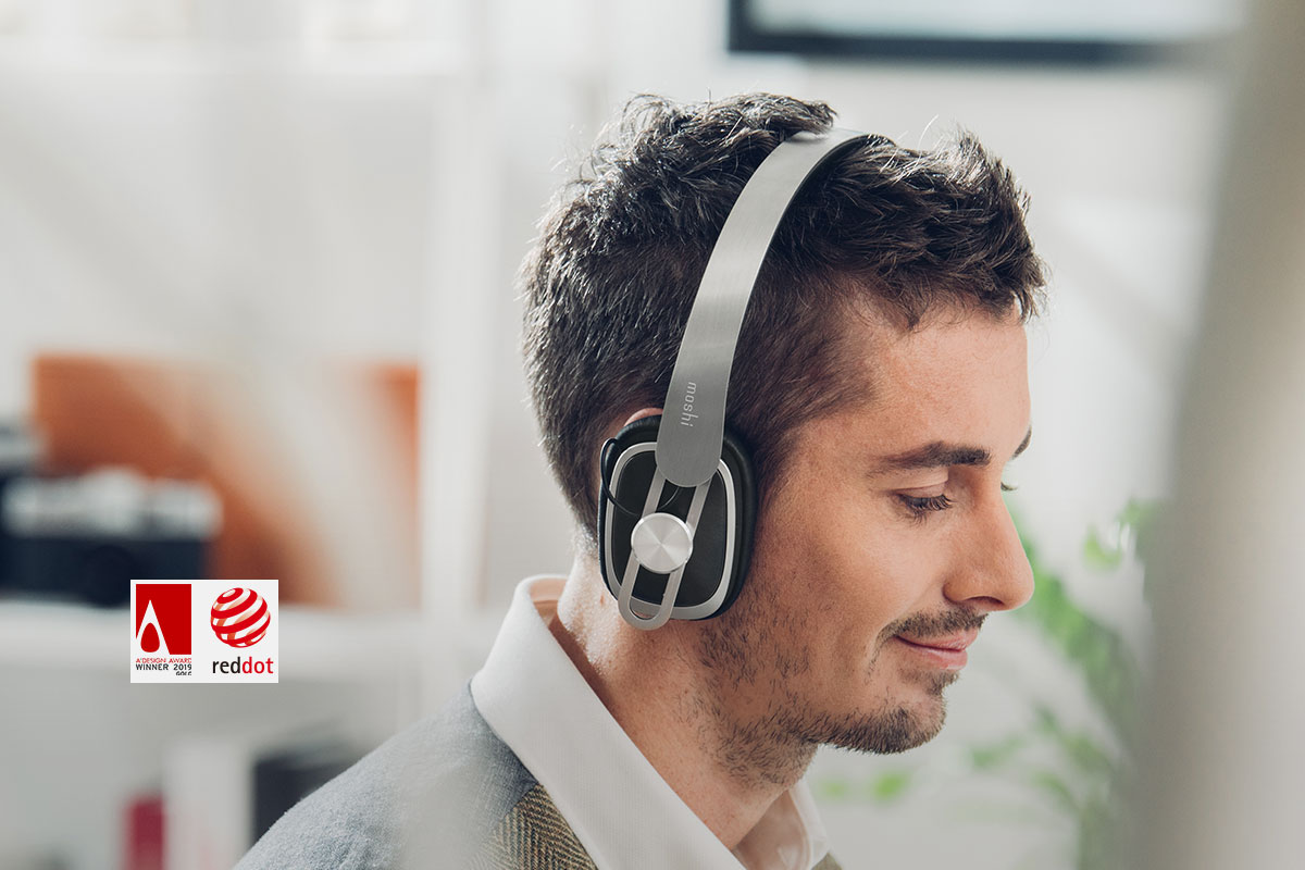 Avanti Air's curved headband is ergonomically engineered to position the soft, adjustable earcups at the perfect angle of 14 degrees to form a perfect, noise-isolating seal while exerting minimal pressure on your ears. Soft and breathable leatherette gives a luxurious feel on your head and ears, while lightweight stainless steel won't weigh you down. Enjoy your favorite tracks for hours without fatigue.