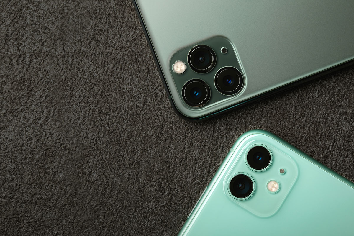Schützen Sie die Kameraeinheit Ihres iPhones. Kompatibel mit dem iPhone 11, iPhone 11 Pro und iPhone 11 Pro Max.