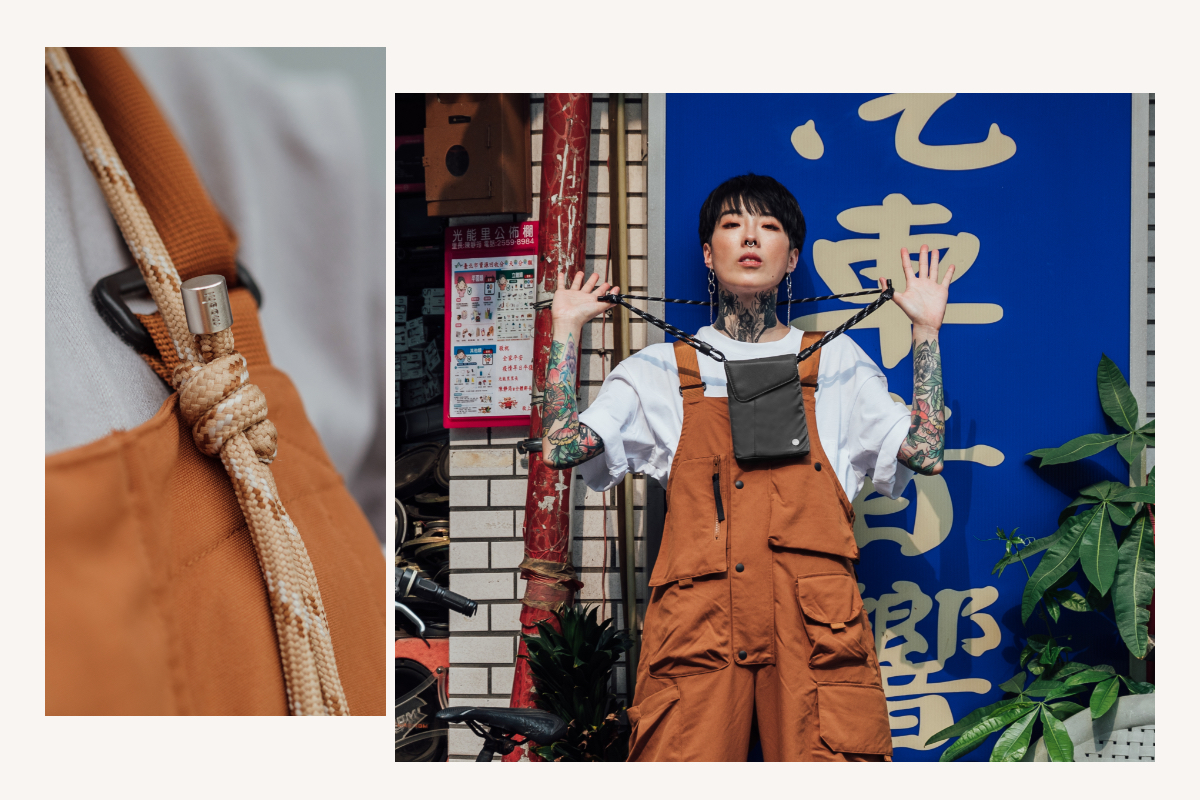 Das praktische Slipfknot-Design lässt sich passend zu Ihrer Tasche, Clutch oder Ihrem Handy einstellen. Die Länge reicht von 82 - 148 cm für die ideale Passform, egal wie Sie den Gurt tragen.