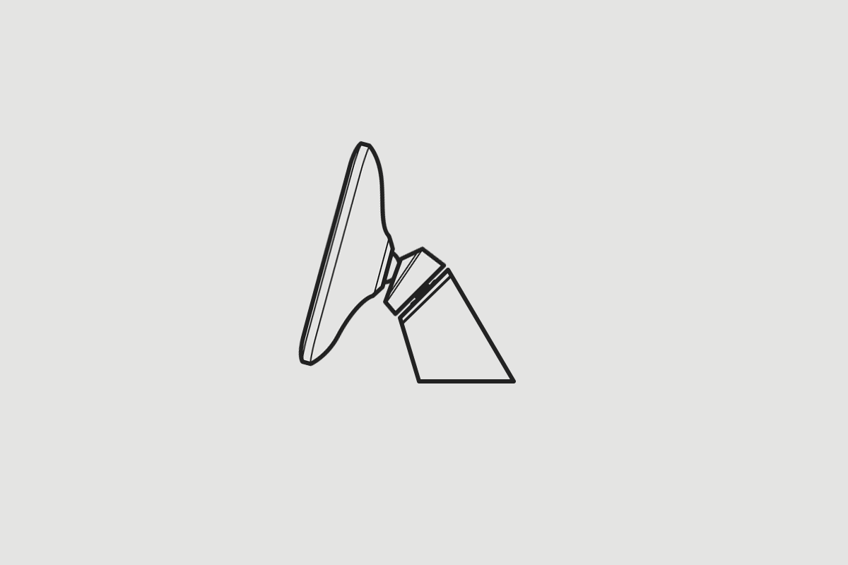 Faites pivoter la base pour augmenter l'angle de vision.