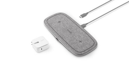 View larger image of: Sette Q dual wireless charging pad 15 W EPP with power adapter-1-thumbnail