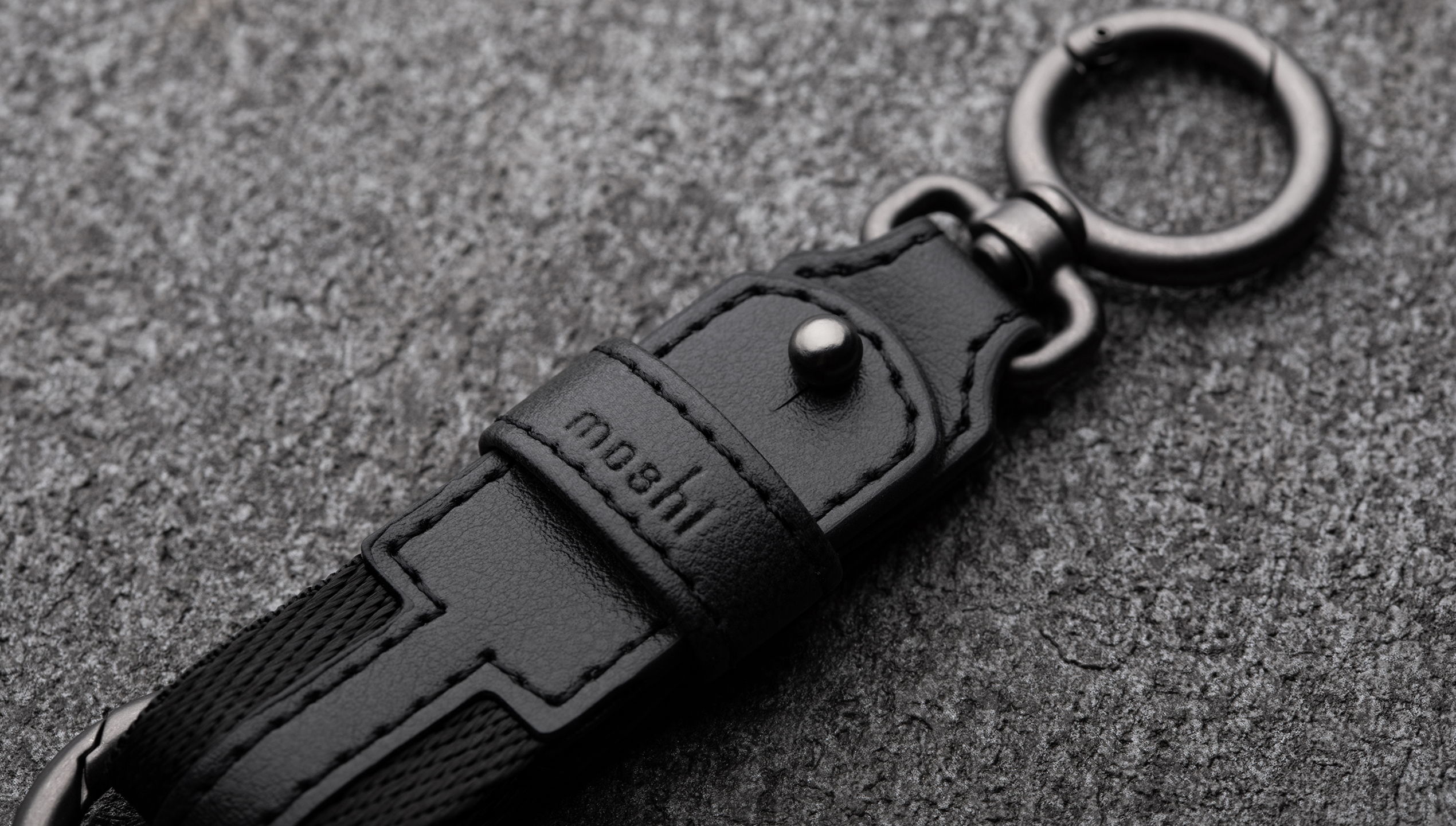 Vegan Leather Key Ring | Moshi Express