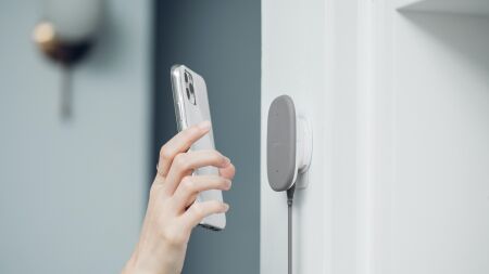 View larger image of: SnapTo™ Magnetic Wireless Charger With Built-in Wall Mount Kit-5-thumbnail