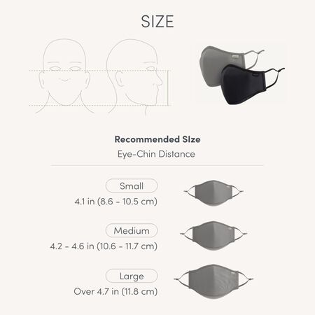 View larger image of: OmniGuard™ Mask with 3 Replaceable Nanohedron filters-4-thumbnail
